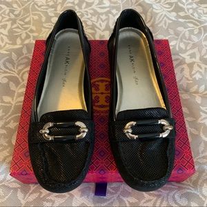 Anne Klein black loafers